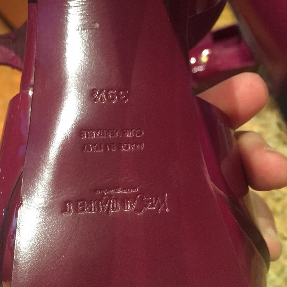 New YSL purple high heels size 9.5. Never worn. - Picture 2 of 5